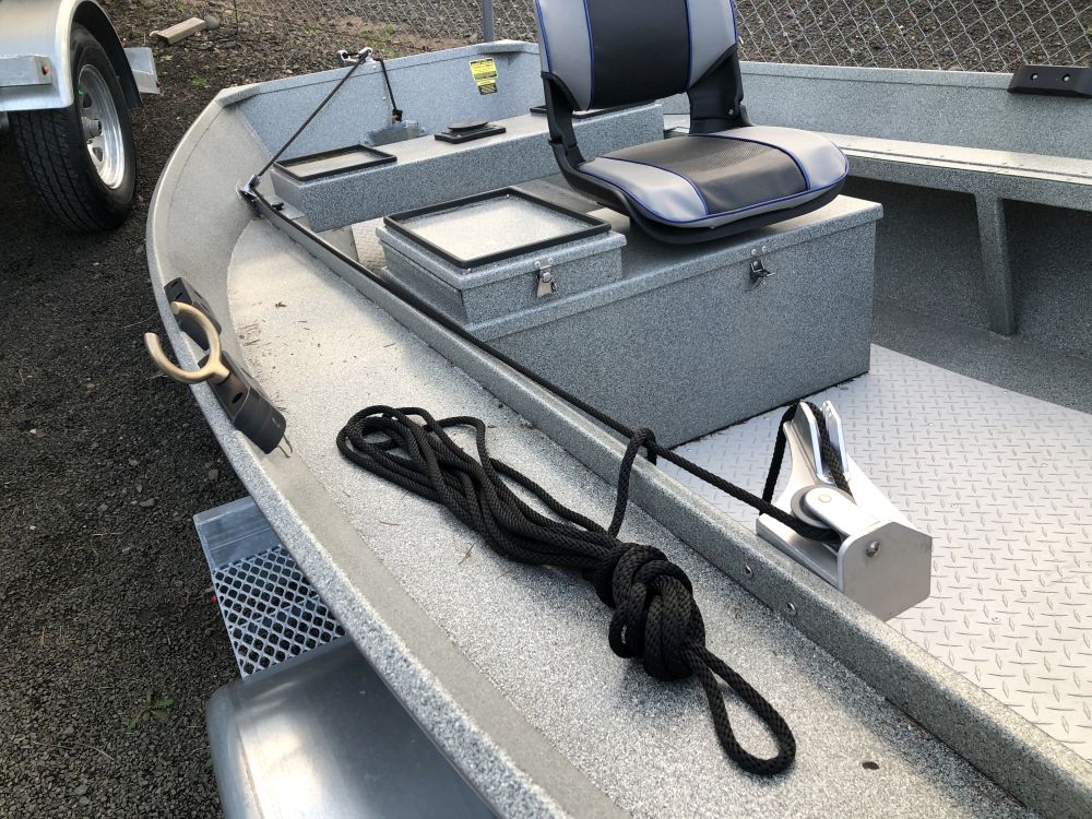 Small Aluminum Fishing Boat - White Water Prams made by Koffler Boats ...