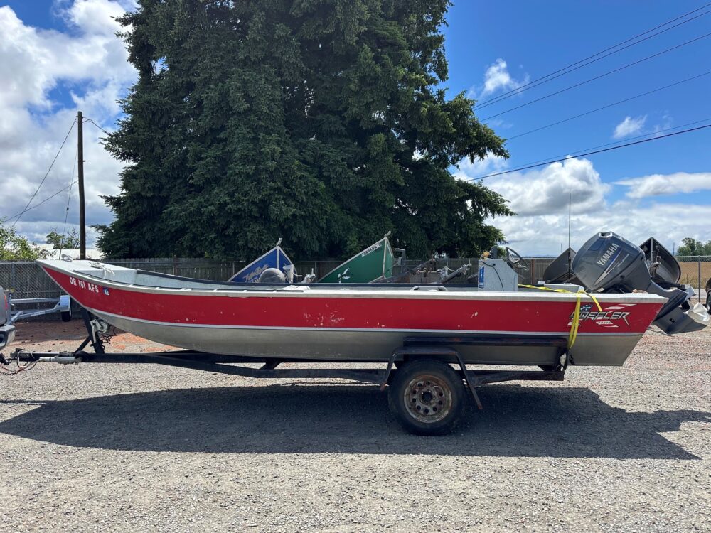 1987 20′ x 60″ Koffler Sled Boat