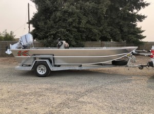 18′ x 60″ Sled Boat Center Console Model – Erik from Bend, OR
