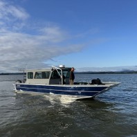Landing Craft 31-34′ x 108″ – Sky from Juneau Tours