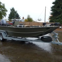 18′ x 72″ Sled Boat Center Console – Terry from Redding, CA